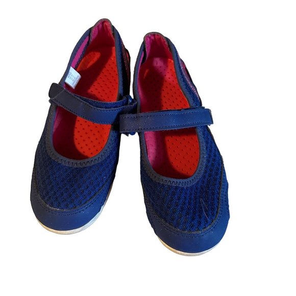 Lands End blue Mary janes flats size 1 M - Picture 6 of 7